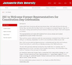 JSU to Welcome Former Representatives for Constitution Day Celebration | 2013 by Jacksonville State University