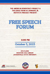 Free Speech Forum Program | 2023 by Jacksonville State University