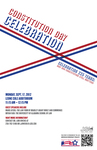 Constitution Day Program, 2012 | Event Poster by Jacksonville State University