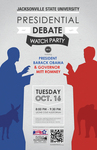 Presidential Debate Watch Party | Event Poster by Jacksonville State University