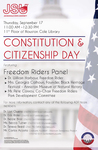 Constitution Day Program, 2015 | Event Poster by Jacksonville State University