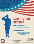 Constitution Day Program, 2017 | Event Poster by Jacksonville State University