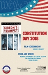 Constitution Day Program, 2018 | Event Poster by Jacksonville State University