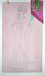A Flea In Her Ear (1988) | Costume Sketch 004 by Freddy Clements