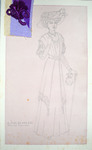 A Flea In Her Ear (1988) | Costume Sketch 005 by Freddy Clements
