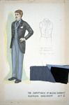 The Importance of Being Earnest (1988) | Costume Sketch 010 by Freddy Clements