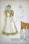 The Importance of Being Earnest (1988) | Costume Sketch 013 by Freddy Clements