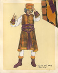Kiss Me Kate! (1990) | Costume Sketch 006 by Freddy Clements