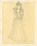 Kiss Me Kate! (1990) | Costume Sketch 015 by Freddy Clements