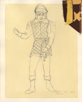 Kiss Me Kate! (1990) | Costume Sketch 019 by Freddy Clements