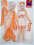 Lysistrata (1990) | Costume Sketch 002 by Freddy Clements