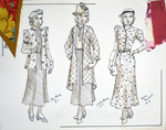 Stage Door (1991) | Costume Sketch 005 by Freddy Clements