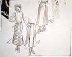 Stage Door (1991) | Costume Sketch 010 by Freddy Clements