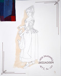 Brigadoon (1992) | Costume Sketch 002 by Freddy Clements