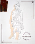 Brigadoon (1992) | Costume Sketch 008 by Freddy Clements