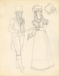Love's Labor's Lost (1993) | Costume Sketch 001 by Freddy Clements