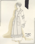 My Fair Lady (1994) | Costume Sketch 004 by Freddy Clements