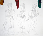 Romeo and Juliet (1995) | Costume Sketch 005 by Freddy Clements