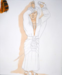 A Funny Thing Happened on the Way to the Forum (1997) | Costume Sketch 006 by Freddy Clements