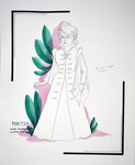 When Shakespeare's Ladies Meet (1999) | Costume Sketch 003 by Freddy Clements