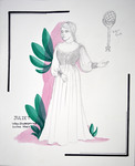 When Shakespeare's Ladies Meet (1999) | Costume Sketch 004 by Freddy Clements