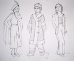 Anything Goes (2001) | Costume Sketch 003 by Freddy Clements