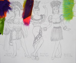 Seussical, the Musical (2007) | Costume Sketch 013 by Freddy Clements