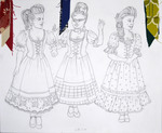 Beauty and the Beast (2010) | Costume Sketch 007 by Freddy Clements
