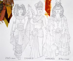 Aida (2011) | Costume Sketch 003 by Freddy Clements