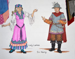 Once Upon A Mattress (2020) | Costume Sketch 002 by Freddy Clements