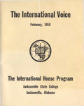 International Voice | February 1958 by Jacksonville State Teachers College