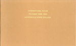 International House Scrapbook 1955-1956 by James H. Jones