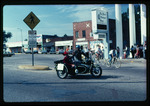 Motorcycle with Sidecar, 1981 Homecoming Parade by unknown