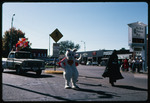 Super Rabbit and Darth Vader, 1983 Homecoming Parade by unknown