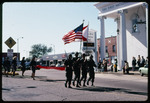 ROTC Color Guard and Sponsors, 1983 Homecoming Parade by unknown