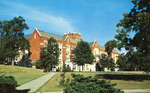 Bibb Graves Hall Administration Building, circa 1965 Rear Exterior and Quad by unknown