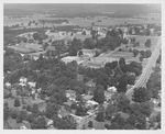 Aerial View of 1960s Jacksonville, Ala and JSU Campus 1 by unknown