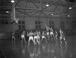 1950-1951 Basketball Game Action 5 by Opal R. Lovett