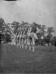 Majorettes, 1950 Jacksonville State College Band 6 by Opal R. Lovett