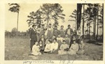 Group of People in Wynnville, AL, Leather Photographs Album of State Normal School Student Albie Gunnells Knight by unknown