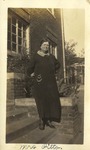 Mrs. Pitts Outside Weatherly Hall, Leather Photographs Album of State Normal School Student Albie Gunnells Knight by unknown
