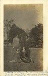 Students Outside near Kilby Hall, Leather Photographs Album of State Normal School Student Albie Gunnells Knight by unknown