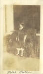 Ms. Miller Outside Weatherly Hall, Leather Photographs Album of State Normal School Student Albie Gunnells Knight by unknown