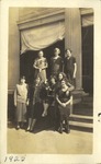 Group of Students Outside Weatherly Hall, Leather Photographs Album of State Normal School Student Albie Gunnells Knight by unknown