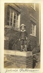 Johnie Patterson Outside Weatherly Hall, Leather Photographs Album of State Normal School Student Albie Gunnells Knight by unknown