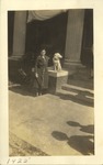 Albie Gunnells Outside Weatherly Hall, Leather Photographs Album of State Normal School Student Albie Gunnells Knight by unknown