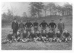 State Normal School 1922 Football Team with Coach C.C. Bush and President Daugette 1 by unknown