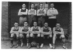 State Normal School 1922 Basketball Team with Coach J.W. Stephenson by unknown