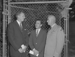 W.H. Kimbrough with Dean Theron Montgomery and Major Brown Before Graduation Program 1 by Opal R. Lovett