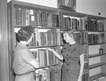 Library Director Doris Bennett with New Librarian Esther Propst 1 by Opal R. Lovett